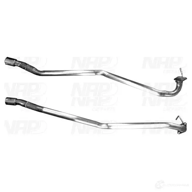 Выхлопная труба глушителя NAP CARPARTS cac10541 OAX 24 1437607054 изображение 0