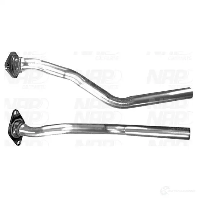 Выхлопная труба глушителя NAP CARPARTS cac10395 3XU EZT 1437612690