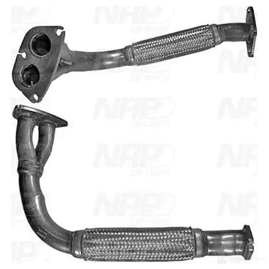Выхлопная труба глушителя NAP CARPARTS caf10401 JGX2U2 9 1437612704