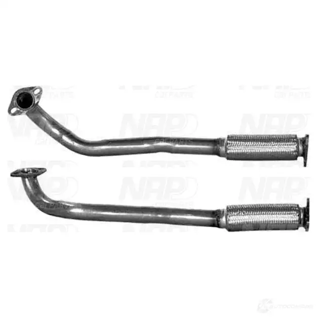 Выхлопная труба глушителя NAP CARPARTS caf10214 BXX6 QNP 1437612460