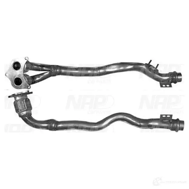 Выхлопная труба глушителя NAP CARPARTS 1437607922 QW MR3 caf10316