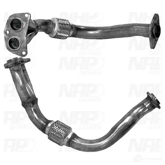 Выхлопная труба глушителя NAP CARPARTS caf10195 UT 19G 1437607920