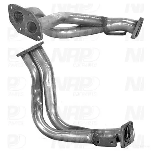 Выхлопная труба глушителя NAP CARPARTS 1437612443 8B6P TWA caf10217