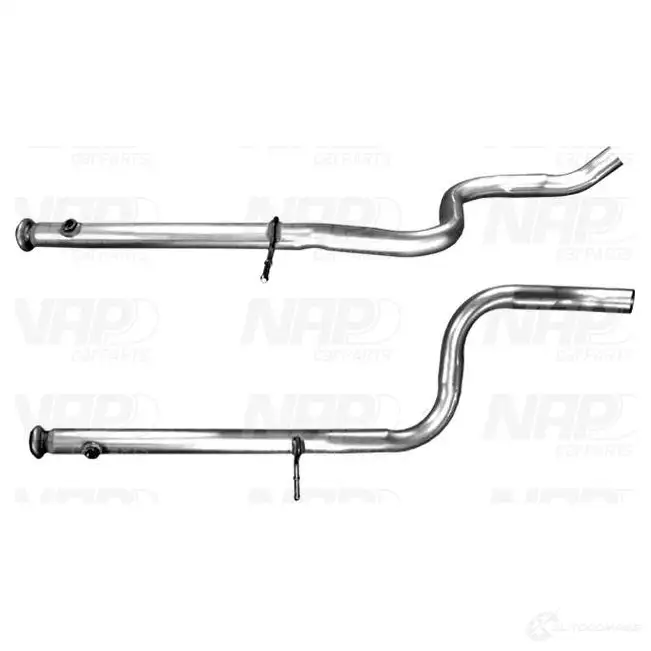 Выхлопная труба глушителя NAP CARPARTS cac10500 UHX VEM 1437608290