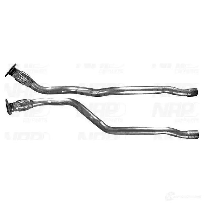 Выхлопная труба глушителя NAP CARPARTS cac10244 HB OZZ 1437607070