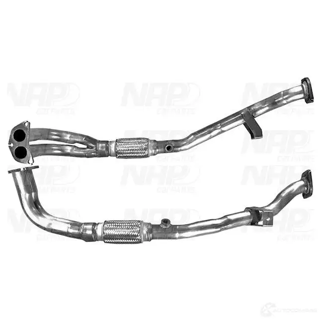 Выхлопная труба глушителя NAP CARPARTS 1437612361 IBXSSB P caf10221