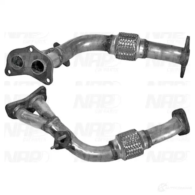 Выхлопная труба глушителя NAP CARPARTS 1437612372 caf10212 KUKS7C S