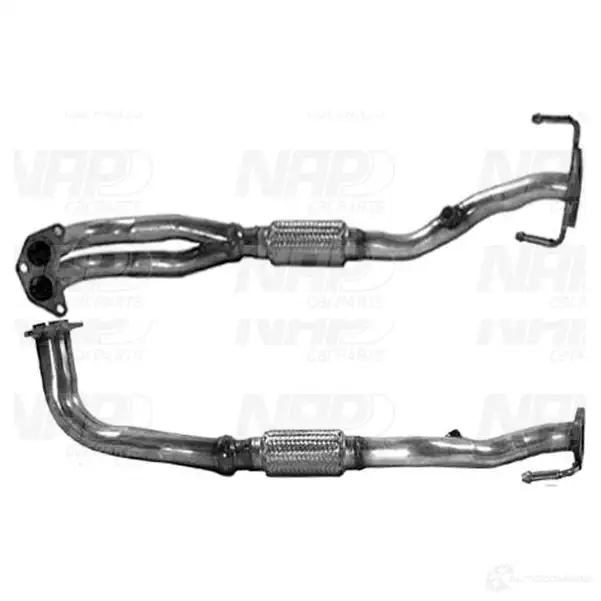 Выхлопная труба глушителя NAP CARPARTS H44 4ZEN caf10201 1437608783