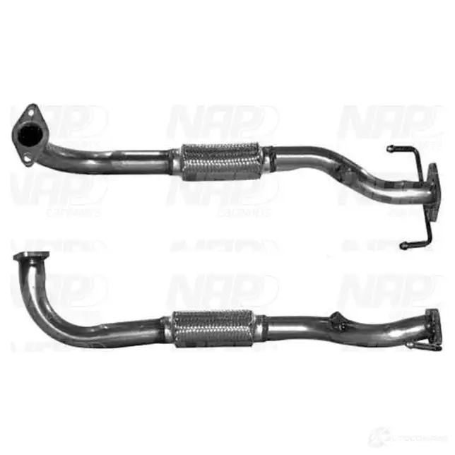 Выхлопная труба глушителя NAP CARPARTS 1437608808 S A4V9 caf10330