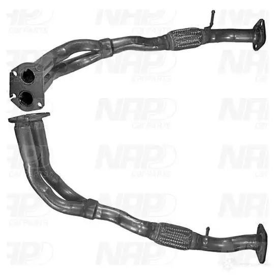 Выхлопная труба глушителя NAP CARPARTS 4S3AC 6X caf10392 1437609733 изображение 0