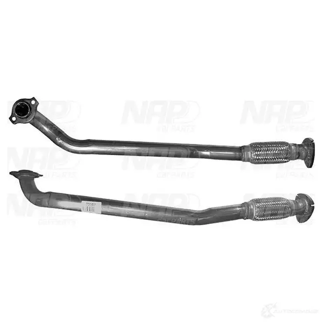 Выхлопная труба глушителя NAP CARPARTS HM5O M caf10324 1437609384