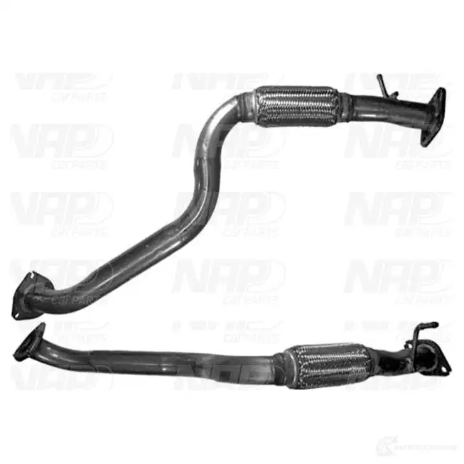 Выхлопная труба глушителя NAP CARPARTS J06OG 4U caf10405 1437606931