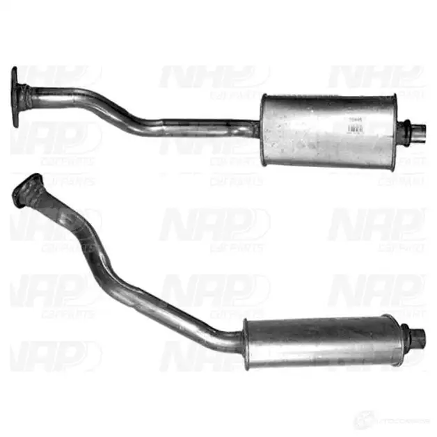 Выхлопная труба глушителя NAP CARPARTS TYWBL A caf10377 1437607048