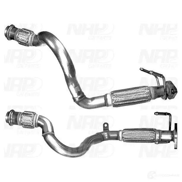 Выхлопная труба глушителя NAP CARPARTS 1437605816 U 45QY cac10374