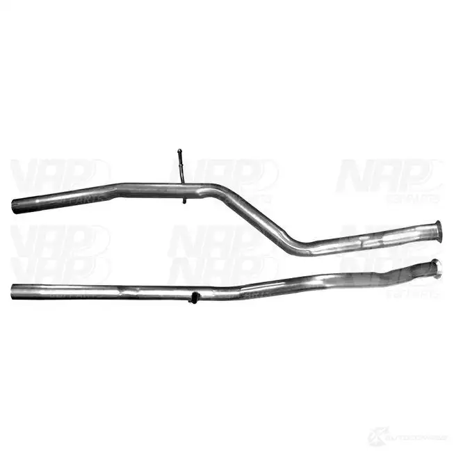 Выхлопная труба глушителя NAP CARPARTS 8M VWAA 1437606703 cac10289