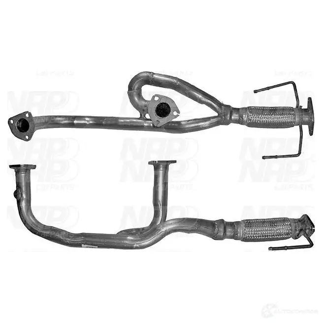 Выхлопная труба глушителя NAP CARPARTS EB TAD caf10226 1437606158