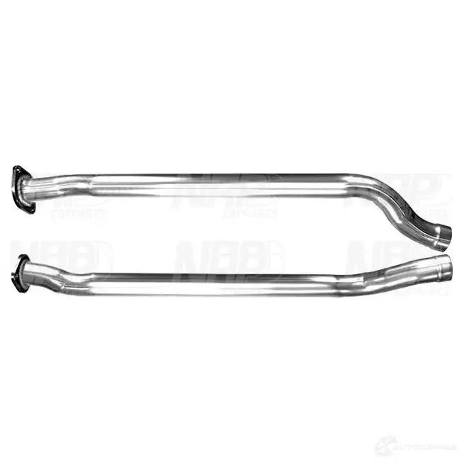 Выхлопная труба глушителя NAP CARPARTS cac10392 FX 1WK 1437606349 изображение 0
