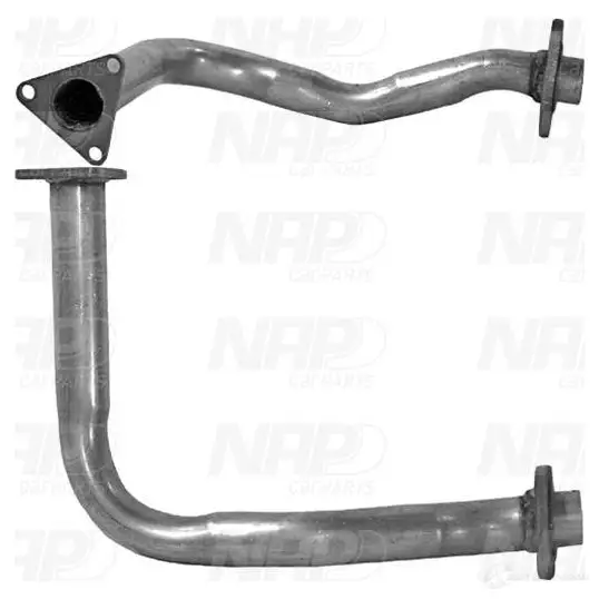 Выхлопная труба глушителя NAP CARPARTS OU L79G 1437612901 caf10223