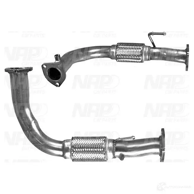 Выхлопная труба глушителя NAP CARPARTS 1437606594 cac10266 7J 7CW0