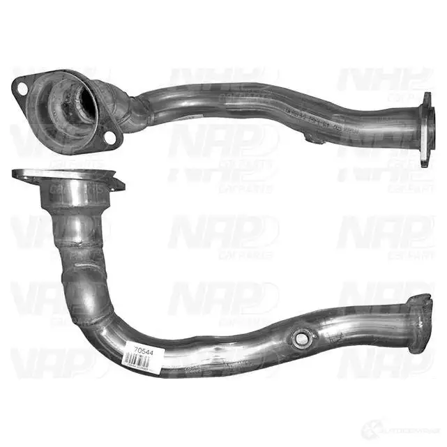 Выхлопная труба глушителя NAP CARPARTS 1437606859 caf10449 ZRC 5U3P