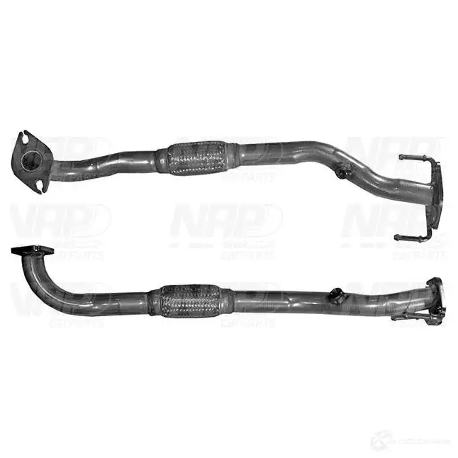 Выхлопная труба глушителя NAP CARPARTS cac10239 RHC R41 1437606918 изображение 0