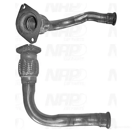 Выхлопная труба глушителя NAP CARPARTS Z EFH7I 1437613106 caf10365 изображение 0