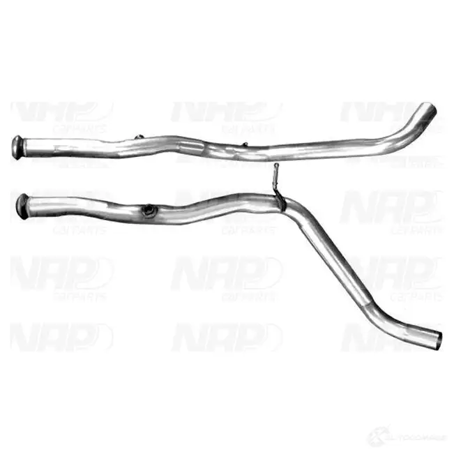 Выхлопная труба глушителя NAP CARPARTS cac10497 84 M1WT 1437607702