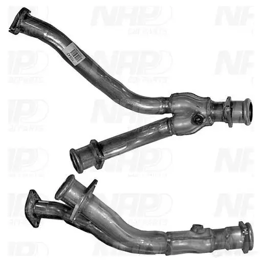 Выхлопная труба глушителя NAP CARPARTS 3DLU V 1437606885 caf10447