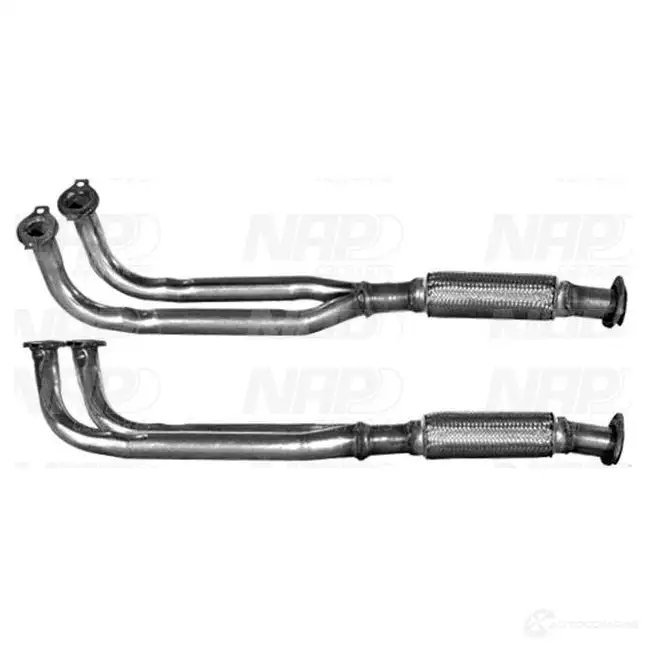 Выхлопная труба глушителя NAP CARPARTS caf10243 1437606883 WRUU0N O