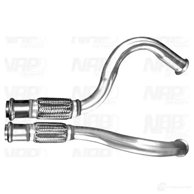 Выхлопная труба глушителя NAP CARPARTS 1437607391 A15L U cac10561