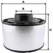 Воздушный фильтр UNIFLUX FILTERS XA1015 FG4KWT 1227153065 O NV2PT