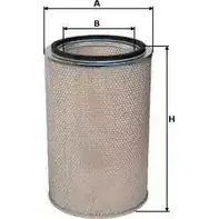 Воздушный фильтр UNIFLUX FILTERS 1227154837 FBD FHO TLIFH7 XA1155