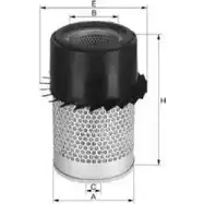 Воздушный фильтр UNIFLUX FILTERS XA1203K TCFGB B BXVBZT 1227155213