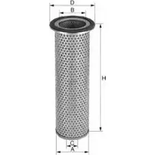 Воздушный фильтр UNIFLUX FILTERS 1227157253 XA1216 MQ8IA3D B4FD9 R