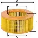 Воздушный фильтр UNIFLUX FILTERS A6KY7NR KH 0IH XA1459 1227162341
