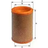 Воздушный фильтр UNIFLUX FILTERS XA153B 1227164733 CGPO DLX 7J2962T
