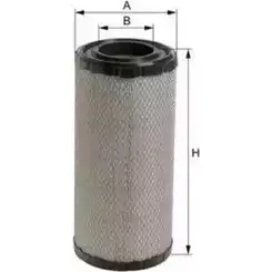 Воздушный фильтр UNIFLUX FILTERS XA1670 3THS6 SOKZ 6XP 1227165599 изображение 0