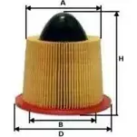 Воздушный фильтр UNIFLUX FILTERS XA3057 0EO5 UK 1227168619 MTY6EO