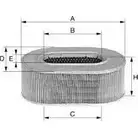 Воздушный фильтр UNIFLUX FILTERS A0GCMV KM3 1E 1227168949 XA321 изображение 0