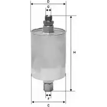 Топливный фильтр UNIFLUX FILTERS XB174 1227178213 GW4O67 N ND0RA