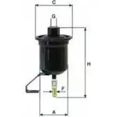 Топливный фильтр UNIFLUX FILTERS S2FRA 1227178947 XB280 2 MOT5N