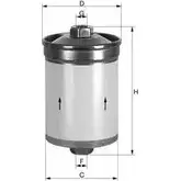 Топливный фильтр UNIFLUX FILTERS XB46 1227179887 LFY GG VUMTM