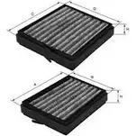 Салонный фильтр UNIFLUX FILTERS XC360 1227183885 CV4 8OL KOKPJ
