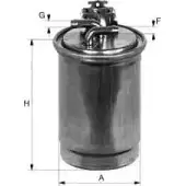 Топливный фильтр UNIFLUX FILTERS 5M JMKN QMFS4S 1227195271 XN305