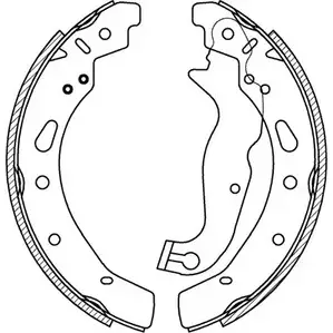 Тормозные колодки, комплект OPEN PARTS 1227576189 BSA2257.00 2 D2EZ FM0V79C