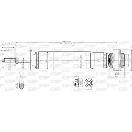 Амортизатор OPEN PARTS 1227638977 SAB8047.32 Q0K5A HA K35IJ74 изображение 0