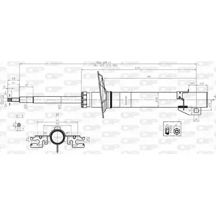 Амортизатор OPEN PARTS 1227641947 9L5C N1J SAB8104.31 SNMVS изображение 0