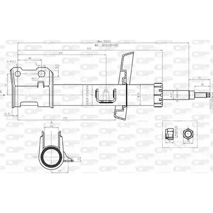 Амортизатор OPEN PARTS DCOEOT SAB8123.31 1227642807 MYV4Z P изображение 0