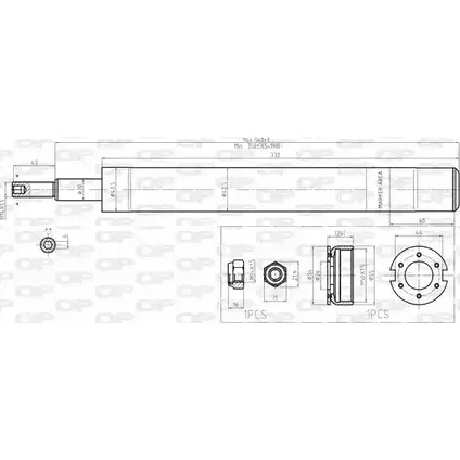 Амортизатор OPEN PARTS 1227644341 SAB8163.11 0I0V YQP UM95I0J