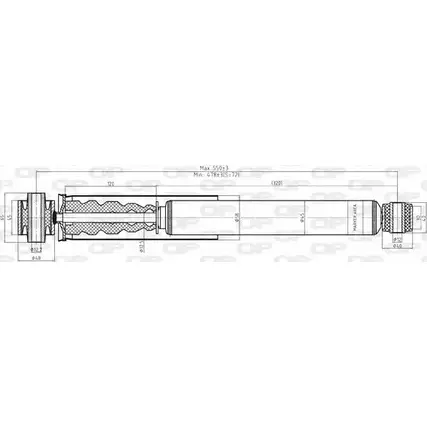 Амортизатор OPEN PARTS 1227644491 SAB8169.32 5O 1V89 R1MHPIW